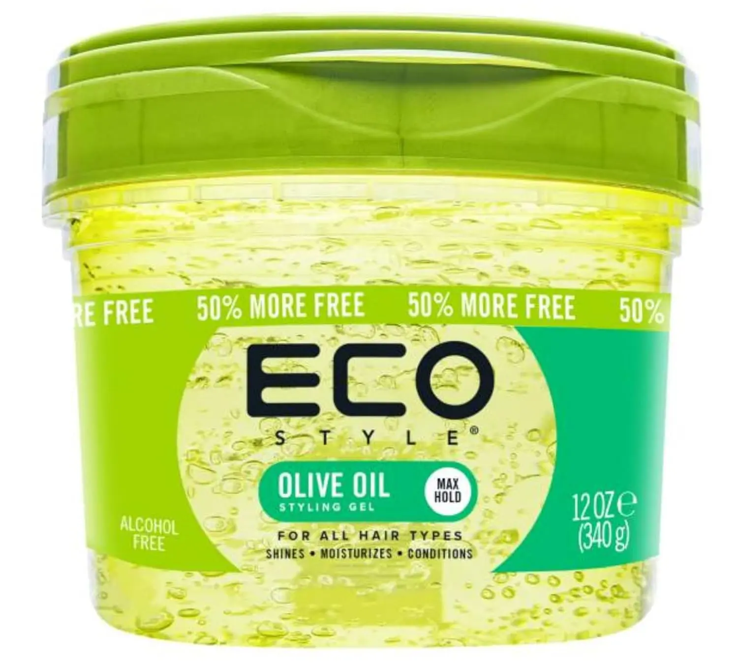 Eco- Style Professional Styling Gel with Olive Oil (12 oz / 355 ml).