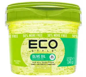 Eco- Style Professional Styling Gel with Olive Oil (12 oz / 355 ml).