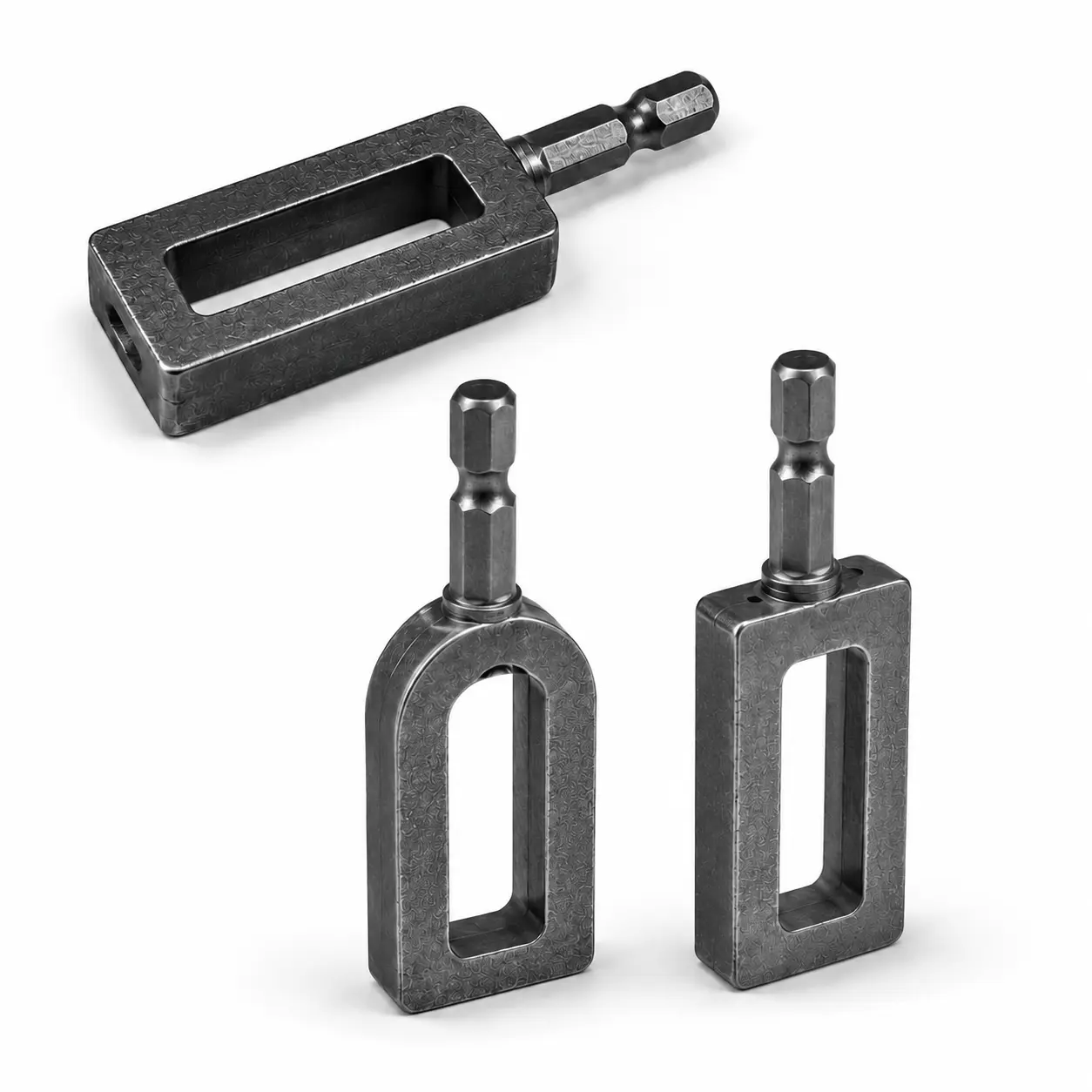 2PCS Drill-Mounted Rebar Tie Wire Twisting Tool, Heavy-Duty Steel Wire Twister with 6mm Hex Shank for Construction, Fencing, Fast Worksite Efficiency, Ideal for Farmers, Builders, DIY Users (4th of July Sale)