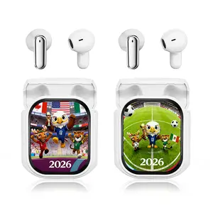 Long Battery Life Wireless Earbuds –Bluetooth Headphones, Stereo Sound, Multifunctional Touch Screen for Sports