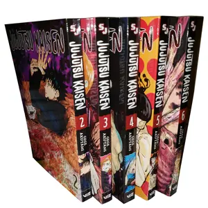 Jujutsu Kaisen Manga Series Vol 2-6 by Gege Akutami: A Mysterious School of Jujutsu Sorcerers Protecting the World from Cursed Spirits