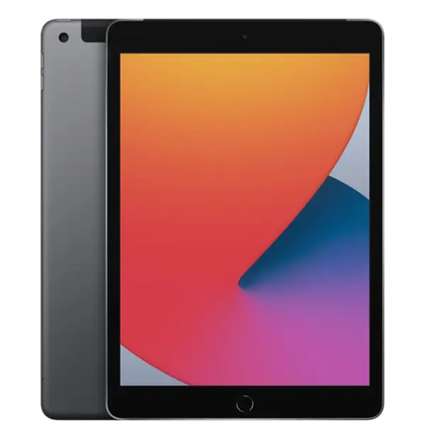 Refurbished iPad 10.2" (8th Gen, 2020) 32GB - Space Gray (Wi-Fi + Cellular) - Excellent Condition with 1-Year Warranty by Plug - 41322