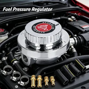 Manual Fuel Pressure Regulator FPR Carb Carburettor Fuel Pump Set High Performance for Car Mods