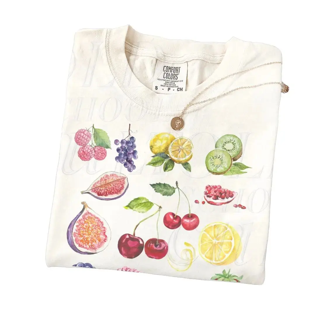 Fruits And Berries Vintage Style 90s Tshirt, Retro Comfort Colors® Y2k Cherry Kiwi Lemon Raspberry Shirt, Fruit Lovers Shirt, Fun Food Shirt