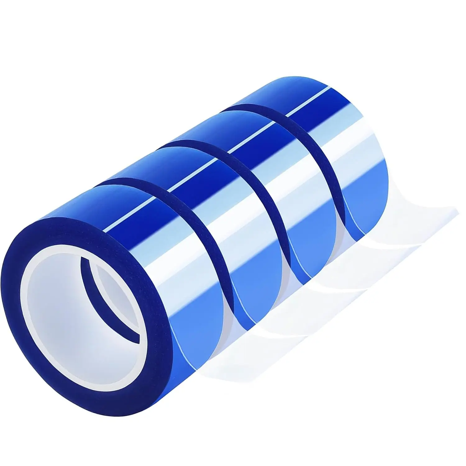 Blue 4 Rolls 20mm x16m(52ft) Blue Heat Resistant Tape Heat Transfer Tape for Heat Sublimation Press Vinyl and Fixing of Electronic Parts During Processing No Residue - Home Improvement.