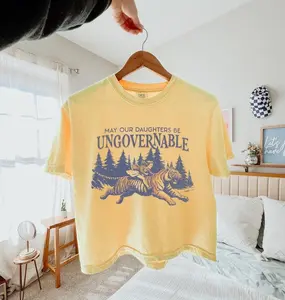 May Our Daughters Be Ungovernable Boxy Top – Feminist Mom Activist Statement