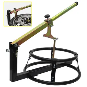 YOKOMA 16" - 21" Portable Motorcycle Tire Removal Changer Stand and Bead Breaker Manual Tool