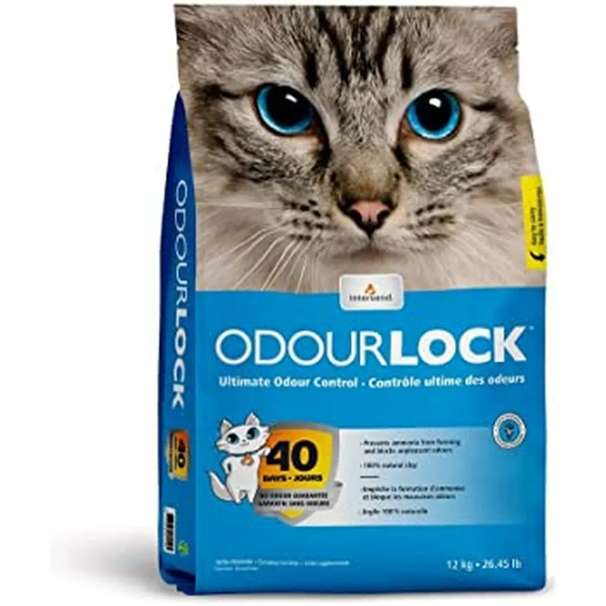 212 MAIN Unscented Natural Clay Cat Litter, 13.2 lbs, Fast-Clumping, Dust-Free, Odor Lock Formula, Less Waste, Intersand America 777979211064