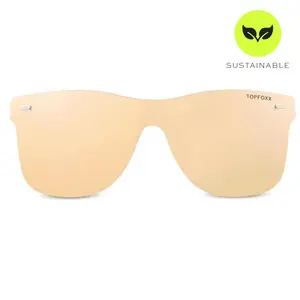 Sustainable Future Wife - Gold Square Wayfarer Sunglasses Sustainable Future Wife - Gold Square Wayfarer Sunglasses