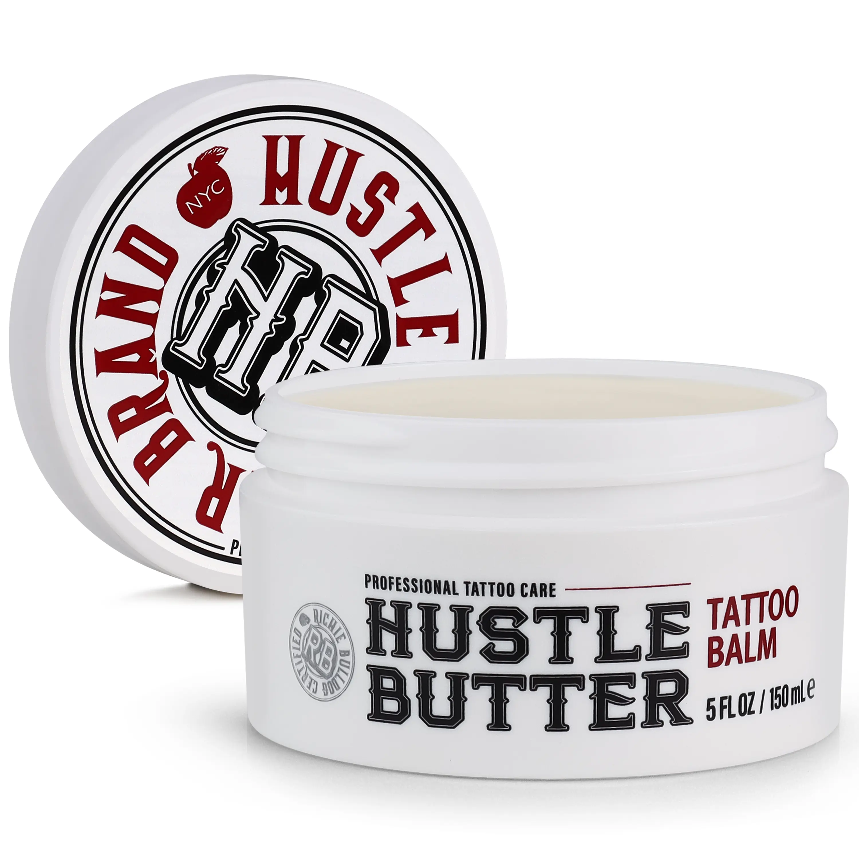 Hustle Butter 5oz Tattoo Balm For New & Older Tattoos - Safe While Healing - Moisturizes and Rejuvenates Tattoo Aftercare Cosmetics Hustle Butter 5oz Tattoo Balm For New & Older Tattoos - Safe While Healing - Moisturizes and Rejuvenates Tattoo Aftercare Cosmetics