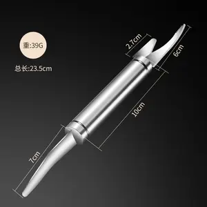 304 Stainless Steel Shrimp Deveiner Tool – Dual-Head Shrimp Cleaner & Fish Gutting Knife