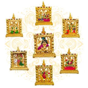 Swaranmandir Altar Stand w/ Deity Design