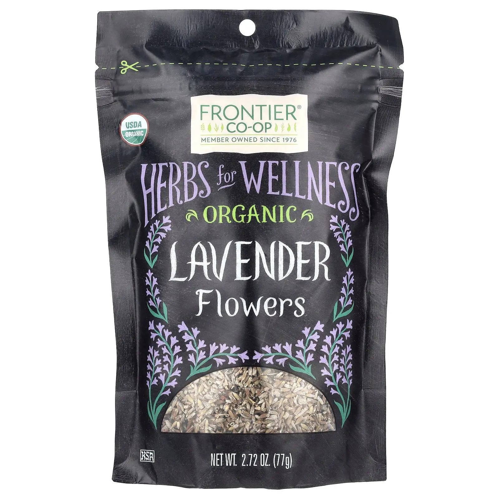 Frontier Co-op Organic Lavender Flowers, 2.72 oz (77 g)