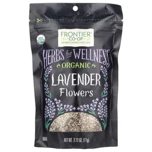 Frontier Co-op Organic Lavender Flowers, 2.72 oz (77 g)