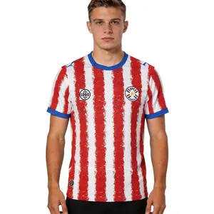 Personalized Paraguay Soccer Jersey Full Set World Cup 2026, Custom Name Number Logo National Soccer Jersey W