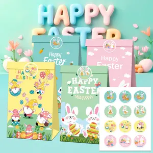 Easter Gift Box, Easter Rabbit Gift Box, Easter Decorative Gift Box, Kawaii Creative Gift, Colorful Bag Easter Basket Gift Box For Candy, Party Gifts, Handheld Paper Board Box For Birthday Gifts, And Festival Gifts
