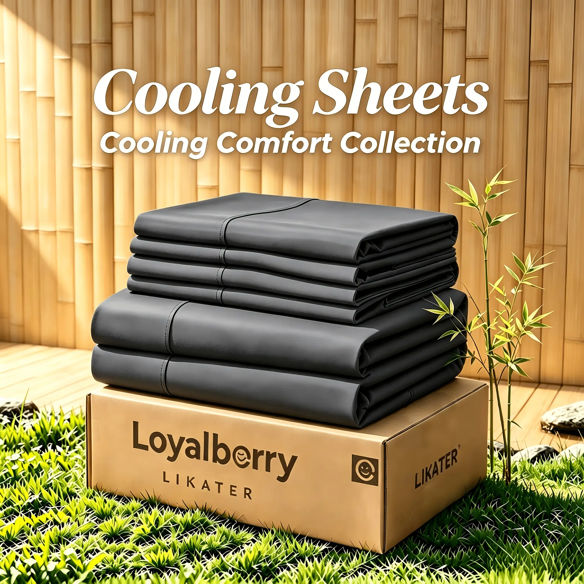 4pcs Cooling Sheet Set - Breathable And Cool Sheets - Luxury Hotel Bedding Set - Easy To Install And Secure - Soft, Wrinkle-Resistant Comfortable Sheets - With Extra Deep Pocket Sheets - Random Color