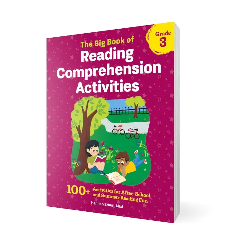The Big Book of Reading Comprehension Activities, Grade 3 – 3rd Grade Summer Workbook with 100+ Reading Activities for Ages 7-9