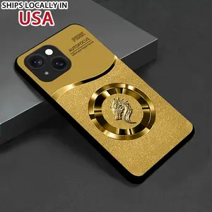 High-end Simple Golden Dragon Emblem Pattern Glass Case For Iphone 16 Pro Max/15/14/13/12/11/Pro Max/Pro/Plus/Mini Foriphone Case Easy To Clean Provide Protection For Your Phone, As A Gift For Family, Friends, Girlfriends, Couples