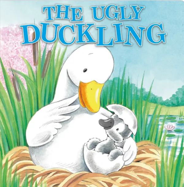 Acceptance-Themed Ugly Duckling Children's Illustrated Board Book - Sturdy Pages, Durable Cover, Boosts Early Literacy Skills