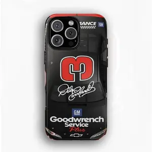 Dale Earnhardt Chevrolet Monte Carlo NASCAR Phone Case, Model 03 Goodwrench Service Plus Racing Spirit Design, Dual Layer Shock Absorbent Protective Cover Suitable for iPhone 17-11 Pro Max/Plus and  Samsung Galaxy S23-25