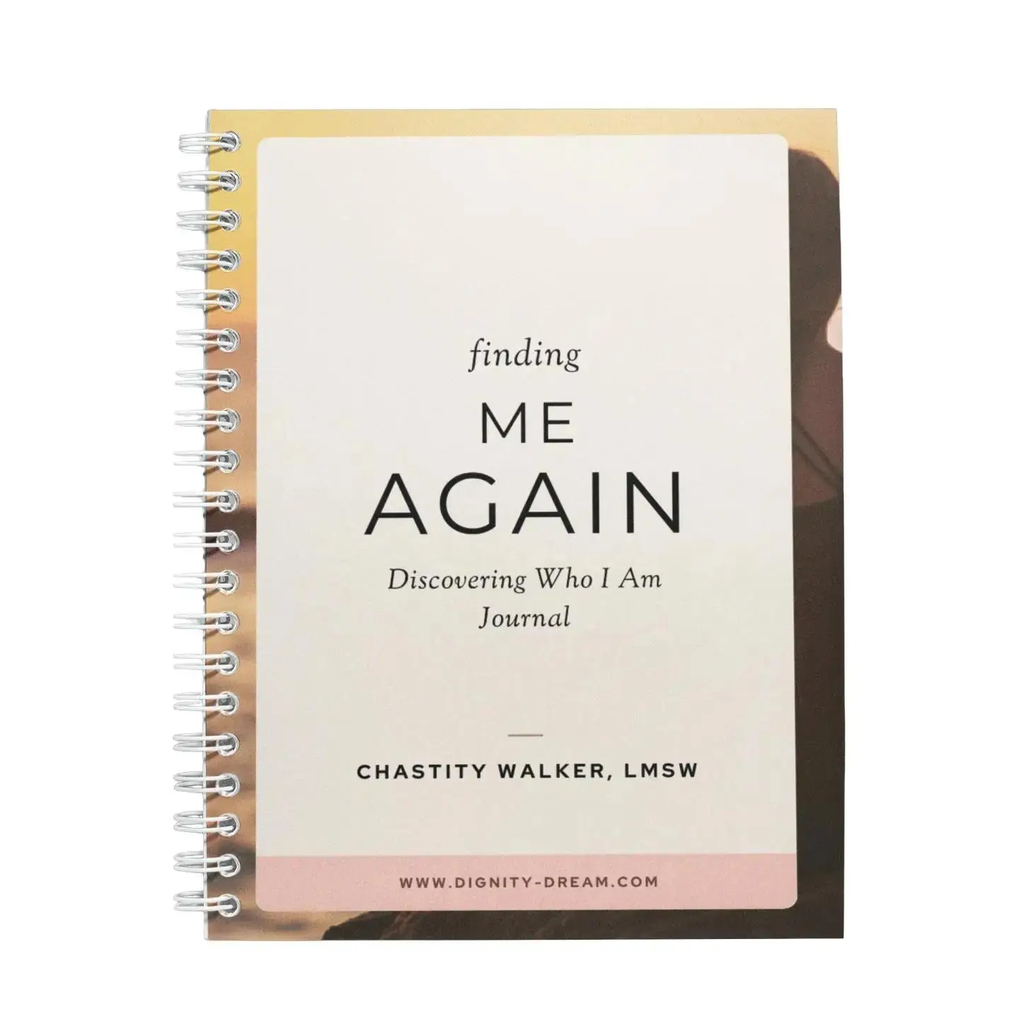 "Finding Me Again"-A 74-Page Guided Journal by Chastity Walker, Clinical Therapist to Help Heal from Trauma and Get out of Survivor Mode-Personal Deve