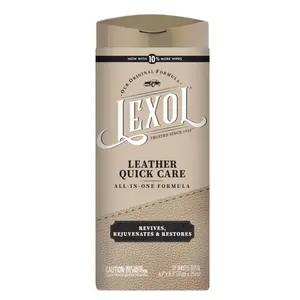 Lexol 8024546 Quick Care Leather Cleaner & Conditioner, 28 Sheet Wipes