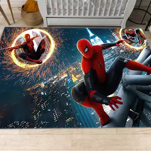 Spiderman Rug, Spider Man Rug, Kids Room Decor, Boys Room Rug, Birthday Gift, Gift For Him, Superhero Rug, Game Room Rug, For Children Room_1