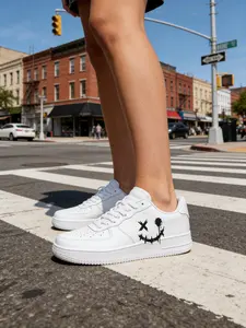 Custom Workwear Style Sneakers for Men, Versatile Street Fashion Casual Shoes, Trendy and Comfortable Footwear for Everyday Wear