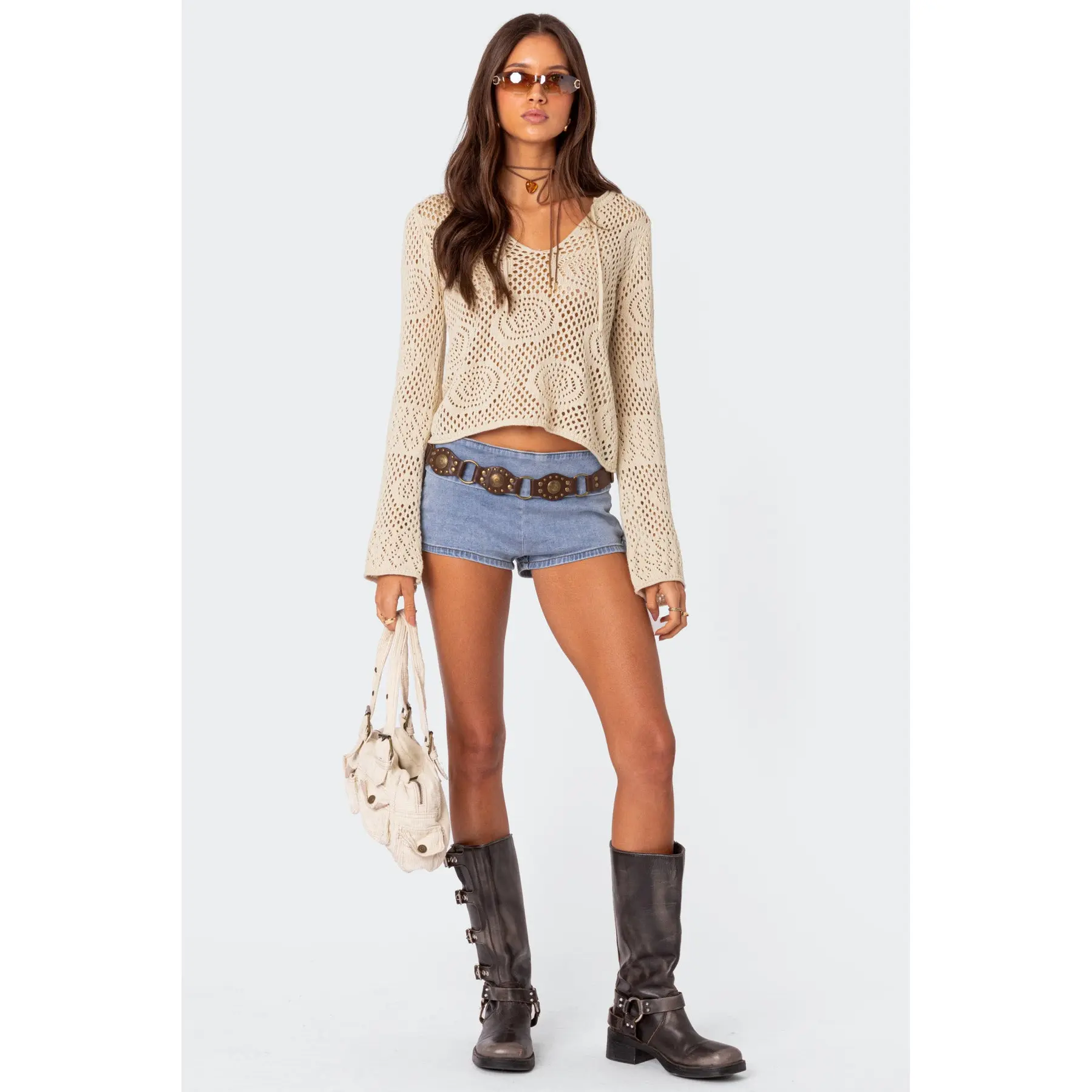 Kenzy Micro Denim Shorts Kenzy Micro Denim Shorts