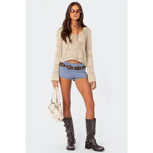 Kenzy Micro Denim Shorts