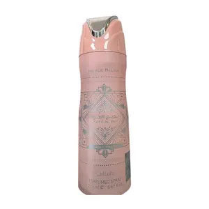 Lattafa Badee Al Oud Noble Blush Unisex Body Spray Deodorant, 200ML Pineapple-Pepper Aroma Blend Fragrance, Evening-Ready Cosmetic Body Care Product for Smooth Skin
