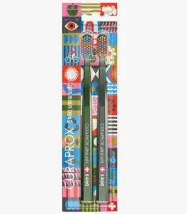 CURAPROX CS 5460 Recycling Edition 2026 Ultra Soft Toothbrush Limited Edition Duo Eco-Friendly Recycled Materials Gentle Plaque Removal Swiss Premium Oral Care