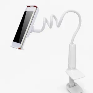 Pack of 2 Bed Phone Holders!  Flexible Gooseneck Arm + Strong Clamp Mount
