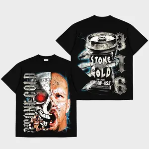Stone Cold 3:16 - Steve Austin Premium Cotton T-Shirt, The Texas Rattlesnake Shirt, The Bionic Redneck shirt, Austin 3:16 Fans Shirt, WWE Wrestling Graphic Tee for Fans, gift for WWE fans, Gift for Boyfriends