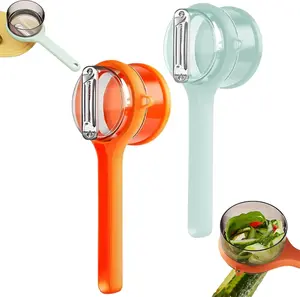 Kitchen Produce Peeler with Storage Box – Double-Sided Design for Fruits and Vegetables