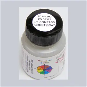 212 MAIN Tru-Color FS Light Compass Gray Paint, 1 oz Art Materials for Office & School Stationery Supplies