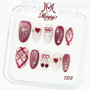 .DP.7313.Sweet Bow Wearable Nails