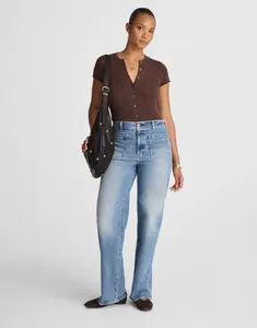 The Curvy Emmett wide leg jean by Madewell
