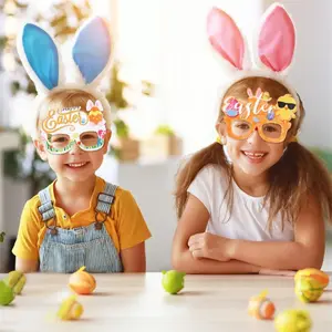 Easter Decorative Glasses Bunny Egg Cute Cartoon Children Adult Funny Photo Glasses Frame