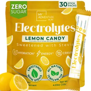 Lemon Candy Electrolytes Powder Stick Pack - 30 Servings Lemon Candy Electrolytes Powder Stick Pack - 30 Servings