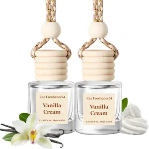 Air Freshener Hanging, Vanilla Cream  Oil Air Diffuser for , Long Lasting  Air Fresheners,  (2 Pack)