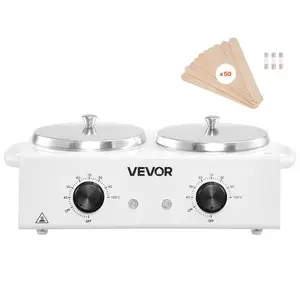 VEVOR Single Wax Warmer, 3000ML 300W Professional Wax Warmer for Hair Removal, 32 - 248 Adjustable Non - Stick Waxing Heater Pot with 100PCS Waxing Sticks for Home Use, Beauty Salon, SpaVEVOR Super Brand Day