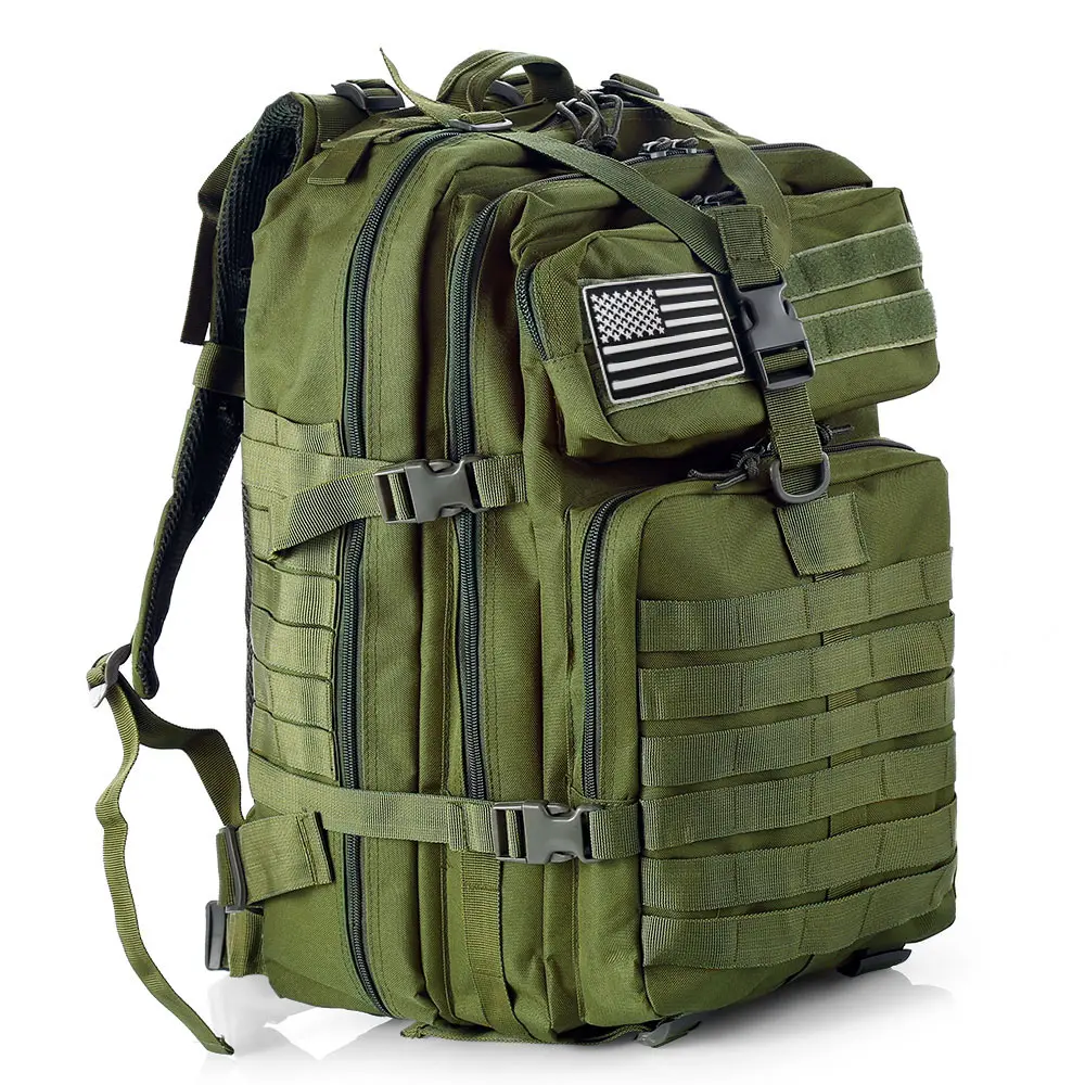 1PC 45L Outdoor Tactical Dual Shoulder Large 3P Backpack Wilderness Cycling  Sports Backpack Travel Attack Camouflage - TikTok Shop