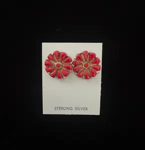 Circle Stud Earrings