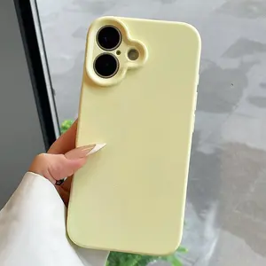 Festival Gifts For Couple Friends Familly Yourself Simple And Thickened Phone Case With Anti-Drop Design Durable, Shockproof And Fashionable TPU Material Suitable foriPhone 16 Pro Max/15/14 Plus/13/12/11 Minimalist Creative Design Soft Case