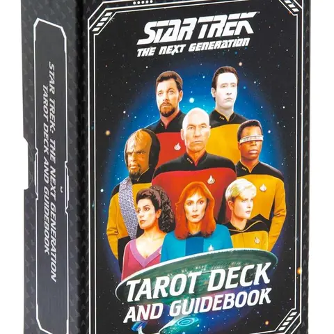 Star Trek Thematic Tarot Card Game Sets - Unisex Collecting Deck of Cards Bundle with Guidebook, Captivating Visions Art, Trek Crew Tabletop Game for 12+ Fans, 12 Years Above Sci-Fi Enthusiasts