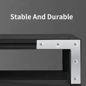 8pcs L-Type Angle Bracket Fixed Support, Furniture Fastening Parts, Hardware Accessories, Stable Table Chair Bed Cabinet Use