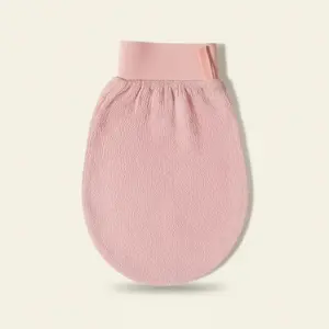 Exfoliating Bath Glove Set, 1 Piece Shower Mitt & Scrubbers, Whole Body Care Accessories, Body Care Tool, Body Back Scrubber, Made From 100% Polyester Fiber Material