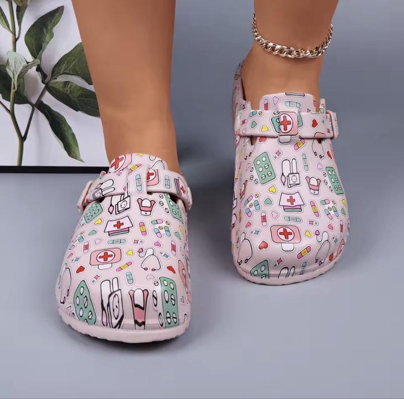 Pink Medical Clogs - Comfortable Footwear for Healthcare Professionals, Ideal for Daily Use, Durable and Stylish Shoe Women